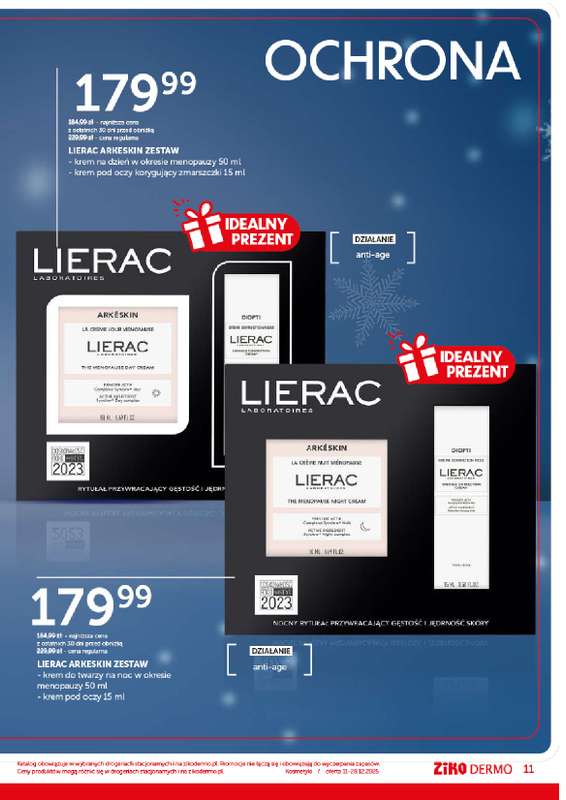 Ziko Dermo - gazetka promocyjna Gazetka Pielęgnacja na prezent od czwartku 11.12 do niedzieli 28.12 - strona 11