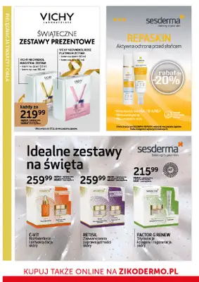 Ziko Dermo - gazetka promocyjna Gazetka Pielęgnacja na prezent od czwartku 11.12 do niedzieli 28.12 - strona 20