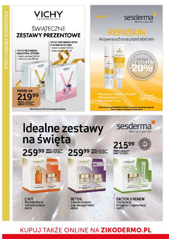 Ziko Dermo - gazetka promocyjna Gazetka Pielęgnacja na prezent od czwartku 11.12 do niedzieli 28.12 - strona 20
