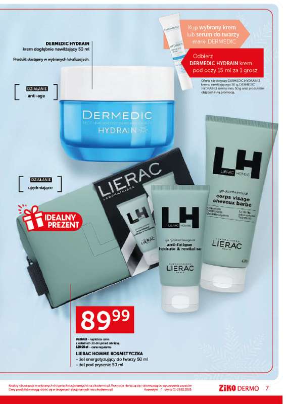 Ziko Dermo - gazetka promocyjna Gazetka Pielęgnacja na prezent od czwartku 11.12 do niedzieli 28.12 - strona 7