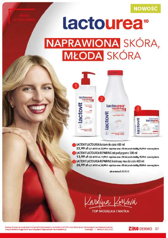 Ziko Dermo - gazetka promocyjna Gazetka Pielęgnacja na prezent od czwartku 11.12 do niedzieli 28.12 - strona 17
