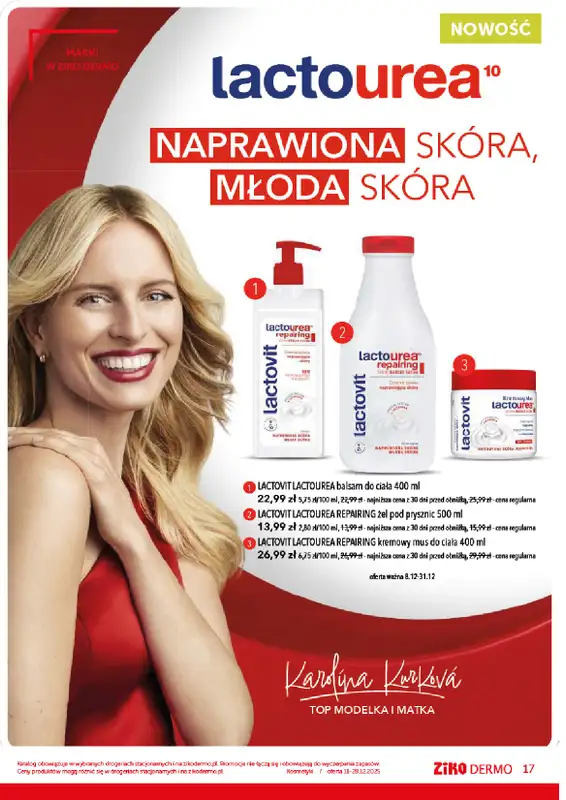 Ziko Dermo - gazetka promocyjna Gazetka Pielęgnacja na prezent od czwartku 11.12 do niedzieli 28.12 - strona 17