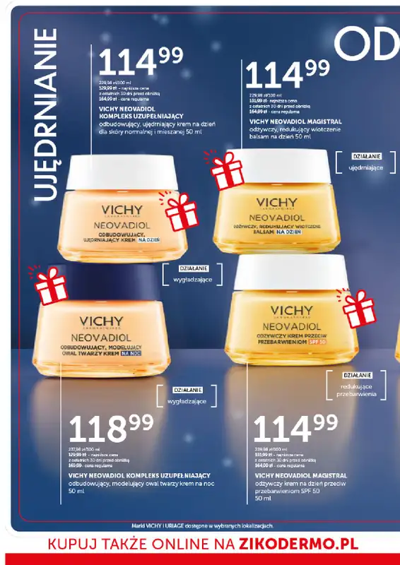 Ziko Dermo - gazetka promocyjna Gazetka Pielęgnacja na prezent od czwartku 11.12 do niedzieli 28.12 - strona 8