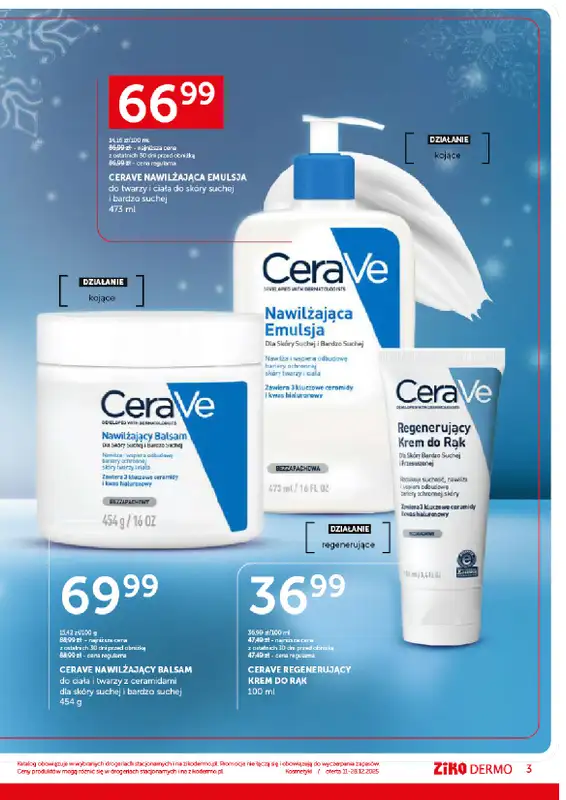 Ziko Dermo - gazetka promocyjna Gazetka Pielęgnacja na prezent od czwartku 11.12 do niedzieli 28.12 - strona 3