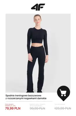 4F - gazetka promocyjna Wyprzedaż: wszystko do 100 zł dla niej od poniedziałku 08.12  - strona 7