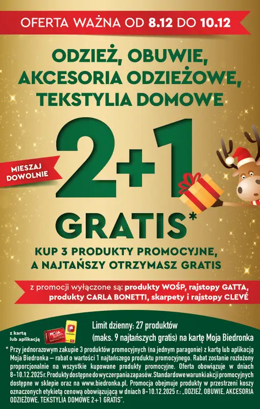 Biedronka - gazetka promocyjna Oferty 2+1  
