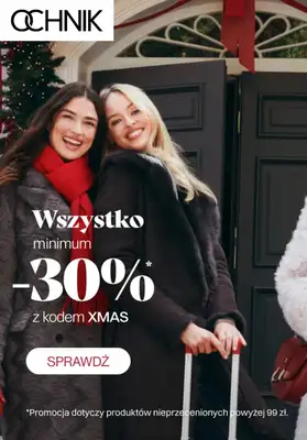 BEST SALE - gazetka promocyjna Ochnik | -30% na produkty w cenach regularnych od poniedziałku 08.12 