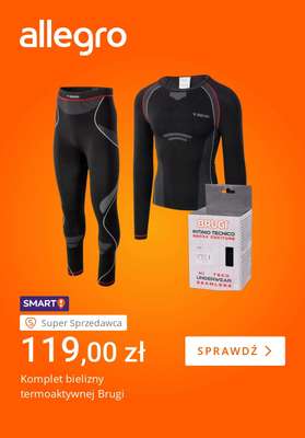 Komplet bielizny termoaktywnej Brugi