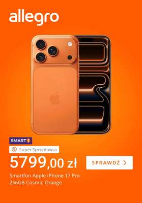 Smartfon Apple iPhone 17 Pro 256GB Cosmic Orange