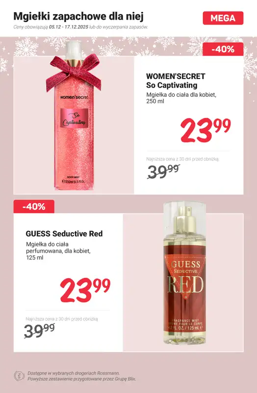 Rossmann - gazetka promocyjna PERFUMY do -47% taniej od środy 10.12 do środy 17.12 - strona 5