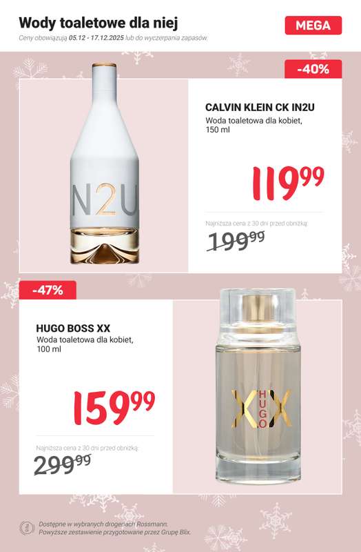 Rossmann - gazetka promocyjna PERFUMY do -47% taniej od środy 10.12 do środy 17.12 - strona 4
