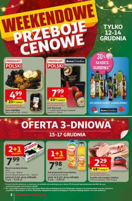Auchan - gazetka promocyjna Święta jak babcię kocham Supermarket od czwartku 11.12 do środy 17.12 - strona 2