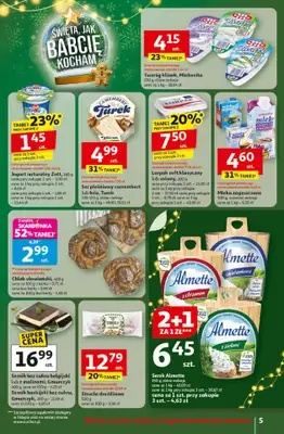 Auchan - gazetka promocyjna Święta jak babcię kocham Supermarket od czwartku 11.12 do środy 17.12 - strona 5