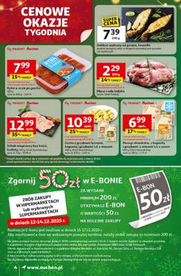 Auchan - gazetka promocyjna Święta jak babcię kocham Supermarket  do środy 17.12 - strona 4