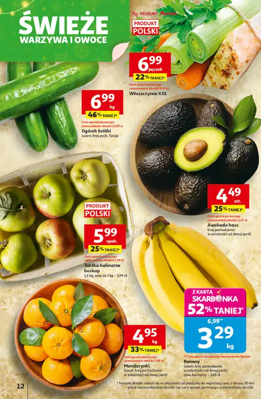 Auchan - gazetka promocyjna Gazetka Święta jak babcię kocham Hipermarket Auchan od czwartku 11.12 do środy 17.12 - strona 12
