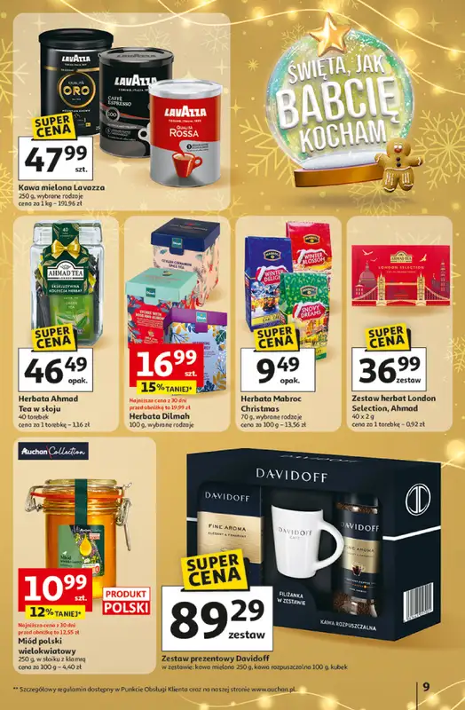 Auchan - gazetka promocyjna Gazetka Święta jak babcię kocham Hipermarket Auchan od czwartku 11.12 do środy 17.12 - strona 9