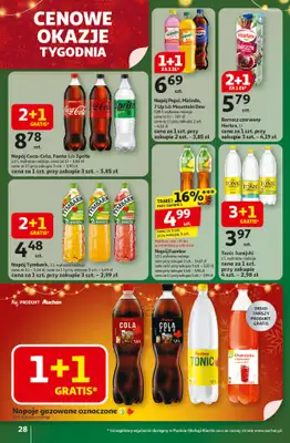 Auchan - gazetka promocyjna Gazetka Święta jak babcię kocham Hipermarket Auchan od czwartku 11.12 do środy 17.12 - strona 28