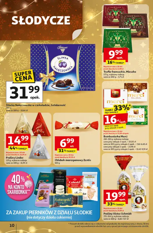 Auchan - gazetka promocyjna Gazetka Święta jak babcię kocham Hipermarket Auchan od czwartku 11.12 do środy 17.12 - strona 10