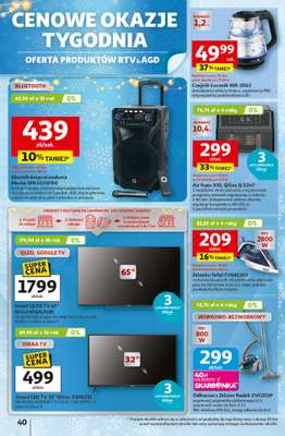 Auchan - gazetka promocyjna Gazetka Święta jak babcię kocham Hipermarket Auchan  do środy 17.12 - strona 40