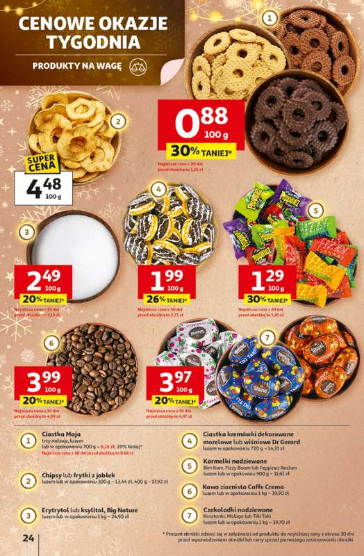 Auchan - gazetka promocyjna Gazetka Święta jak babcię kocham Hipermarket Auchan od czwartku 11.12 do środy 17.12 - strona 24