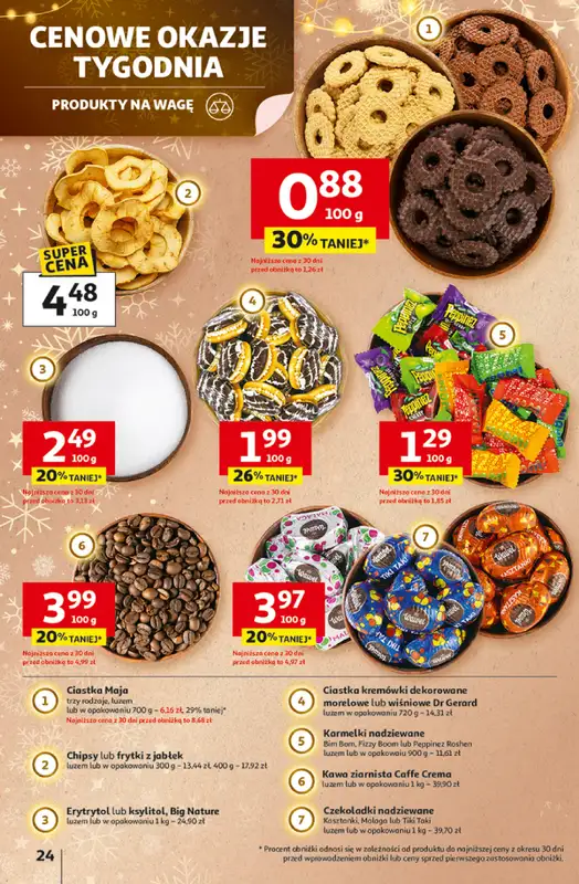 Auchan - gazetka promocyjna Gazetka Święta jak babcię kocham Hipermarket Auchan od czwartku 11.12 do środy 17.12 - strona 24