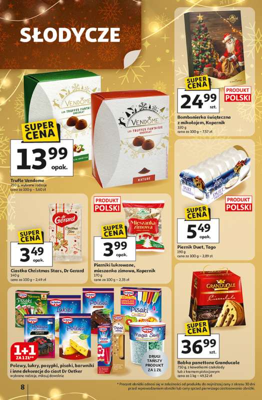Auchan - gazetka promocyjna Gazetka Święta jak babcię kocham Hipermarket Auchan od czwartku 11.12 do środy 17.12 - strona 8