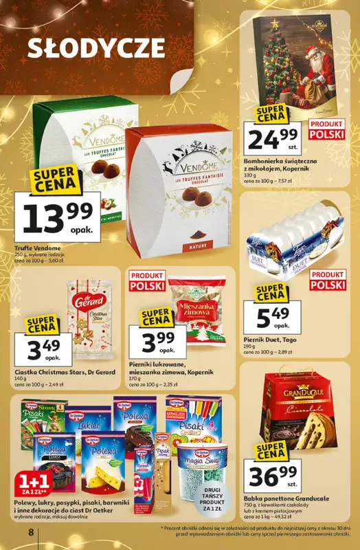 Auchan - gazetka promocyjna Gazetka Święta jak babcię kocham Hipermarket Auchan od czwartku 11.12 do środy 17.12 - strona 8
