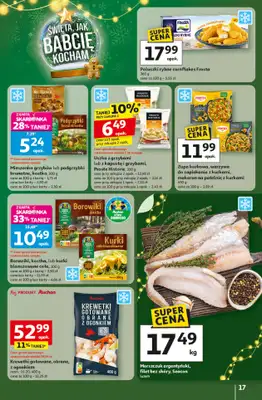 Auchan - gazetka promocyjna Gazetka Święta jak babcię kocham Hipermarket Auchan od czwartku 11.12 do środy 17.12 - strona 17