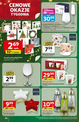 Auchan - gazetka promocyjna Gazetka Święta jak babcię kocham Hipermarket Auchan od czwartku 11.12 do środy 17.12 - strona 34