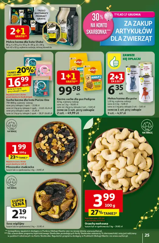 Auchan - gazetka promocyjna Gazetka Święta jak babcię kocham Hipermarket Auchan od czwartku 11.12 do środy 17.12 - strona 25