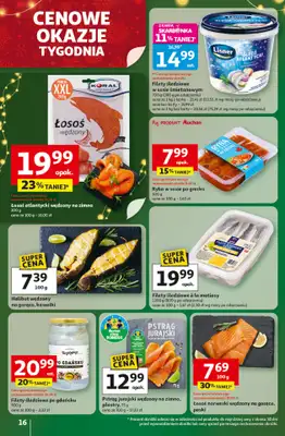 Auchan - gazetka promocyjna Gazetka Święta jak babcię kocham Hipermarket Auchan od czwartku 11.12 do środy 17.12 - strona 16