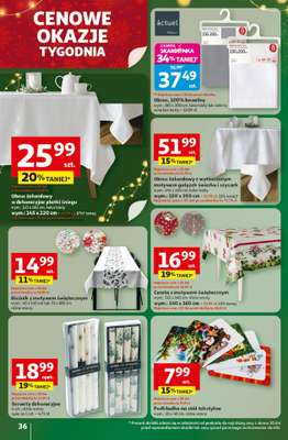 Auchan - gazetka promocyjna Gazetka Święta jak babcię kocham Hipermarket Auchan  do środy 17.12 - strona 36