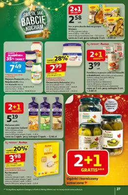 Auchan - gazetka promocyjna Gazetka Święta jak babcię kocham Hipermarket Auchan od czwartku 11.12 do środy 17.12 - strona 27