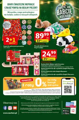 Auchan - gazetka promocyjna Gazetka Święta jak babcię kocham Hipermarket Auchan od czwartku 11.12 do środy 17.12 - strona 45