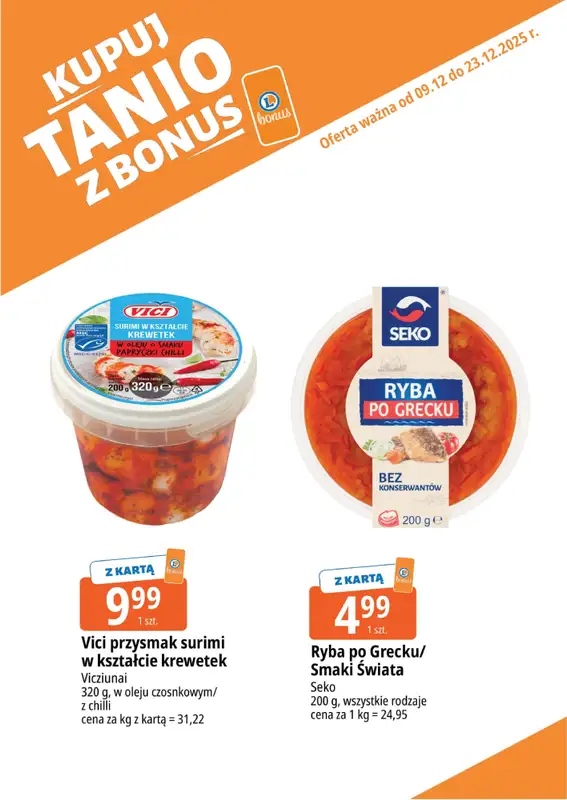 Leclerc - gazetka promocyjna Oferta E.Leclerc I Bonus skanujesz, kasę zyskujesz od wtorku 09.12 do wtorku 23.12 - strona 18