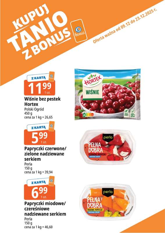 Leclerc - gazetka promocyjna Oferta E.Leclerc I Bonus skanujesz, kasę zyskujesz od wtorku 09.12 do wtorku 23.12 - strona 10