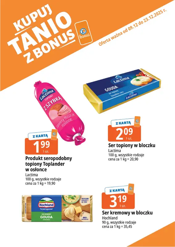 Leclerc - gazetka promocyjna Oferta E.Leclerc I Bonus skanujesz, kasę zyskujesz od wtorku 09.12 do wtorku 23.12 - strona 6