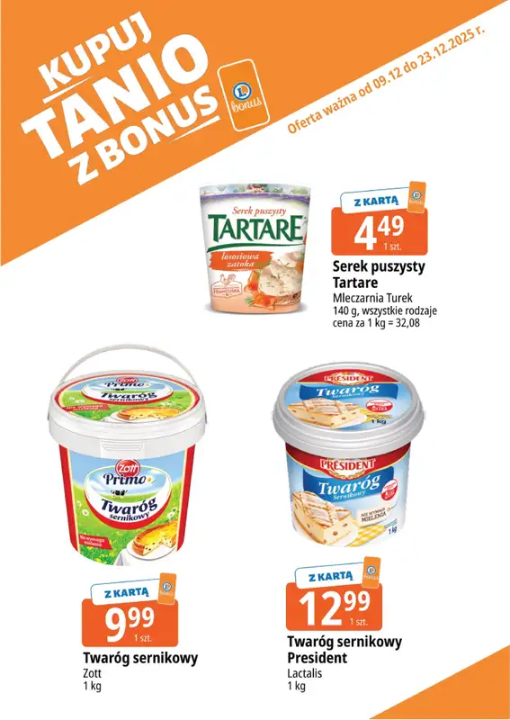 Leclerc - gazetka promocyjna Oferta E.Leclerc I Bonus skanujesz, kasę zyskujesz od wtorku 09.12 do wtorku 23.12 - strona 5