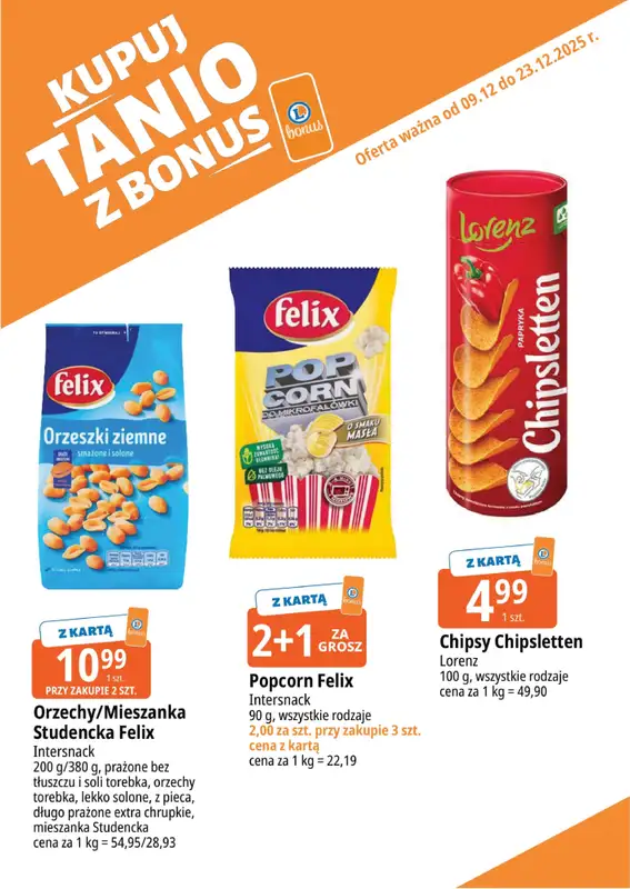 Leclerc - gazetka promocyjna Oferta E.Leclerc I Bonus skanujesz, kasę zyskujesz od wtorku 09.12 do wtorku 23.12 - strona 16