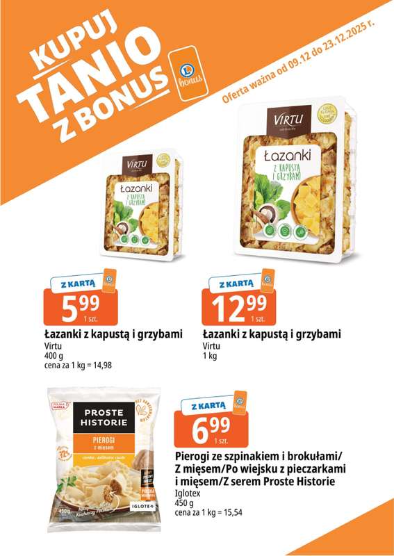 Leclerc - gazetka promocyjna Oferta E.Leclerc I Bonus skanujesz, kasę zyskujesz od wtorku 09.12 do wtorku 23.12 - strona 9