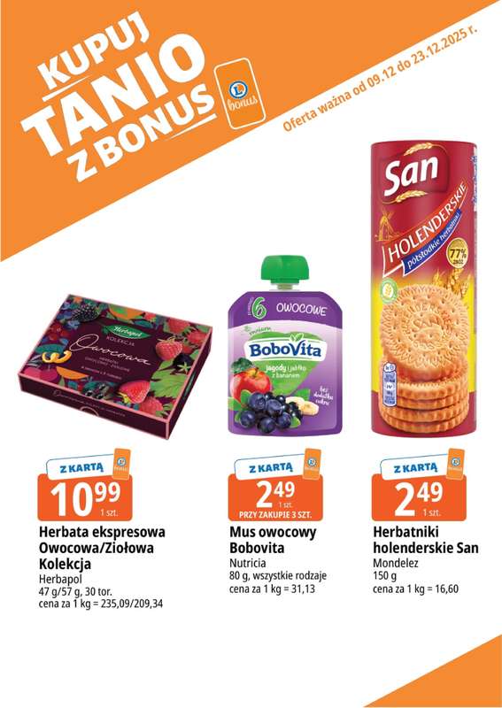 Leclerc - gazetka promocyjna Oferta E.Leclerc I Bonus skanujesz, kasę zyskujesz od wtorku 09.12 do wtorku 23.12 - strona 15