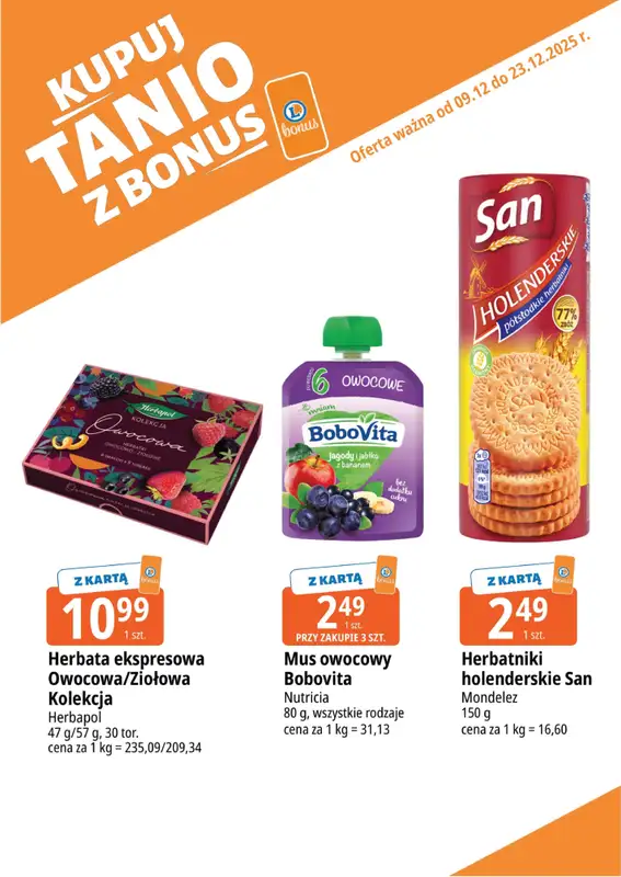 Leclerc - gazetka promocyjna Oferta E.Leclerc I Bonus skanujesz, kasę zyskujesz od wtorku 09.12 do wtorku 23.12 - strona 15