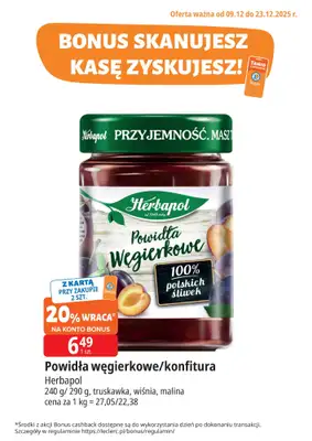 Leclerc - gazetka promocyjna Oferta E.Leclerc I Bonus skanujesz, kasę zyskujesz od wtorku 09.12 do wtorku 23.12