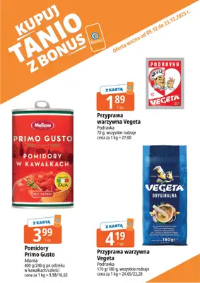 Leclerc - gazetka promocyjna Oferta E.Leclerc I Bonus skanujesz, kasę zyskujesz od wtorku 09.12 do wtorku 23.12 - strona 14
