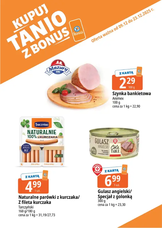 Leclerc - gazetka promocyjna Oferta E.Leclerc I Bonus skanujesz, kasę zyskujesz od wtorku 09.12 do wtorku 23.12 - strona 12