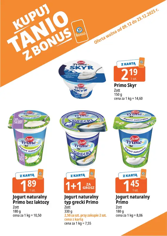 Leclerc - gazetka promocyjna Oferta E.Leclerc I Bonus skanujesz, kasę zyskujesz od wtorku 09.12 do wtorku 23.12 - strona 4