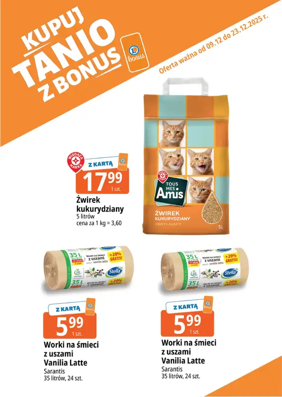 Leclerc - gazetka promocyjna Oferta E.Leclerc I Bonus skanujesz, kasę zyskujesz od wtorku 09.12 do wtorku 23.12 - strona 19