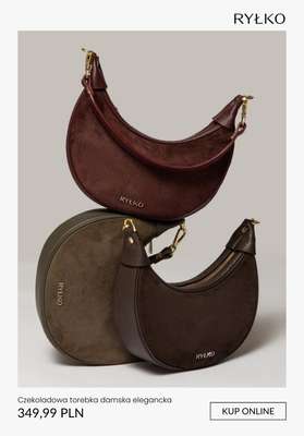 Czekoladowa torebka damska elegancka
