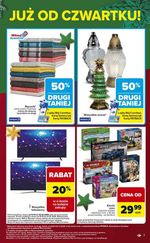Carrefour - gazetka promocyjna Gazetka Weekend promek już od czwartku od czwartku 11.12 do niedzieli 14.12 - strona 7