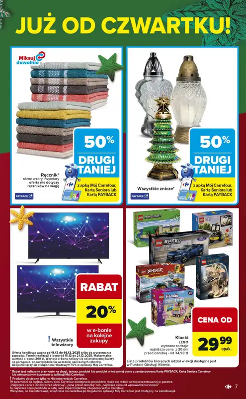 Carrefour - gazetka promocyjna Gazetka Weekend promek już od czwartku od czwartku 11.12 do niedzieli 14.12 - strona 7